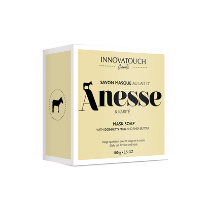 Savon masque 2 en 1 au lait d'ânesse