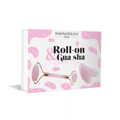 Roll-on Gua sha & Quartz rose