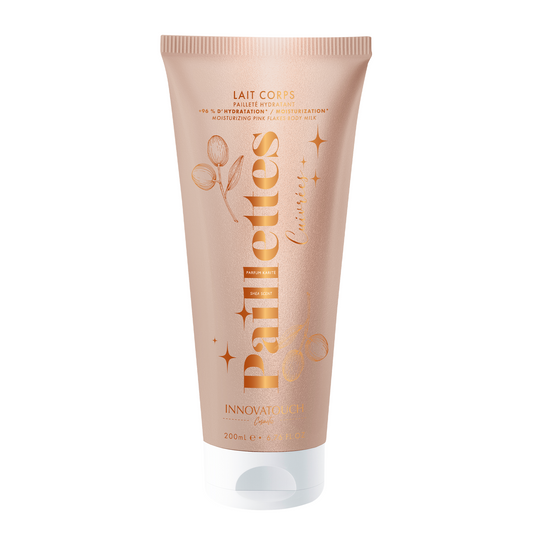 Lait Corps Karité Paillettes Cuivrées – Hydratant & Sublimant – 200ml
