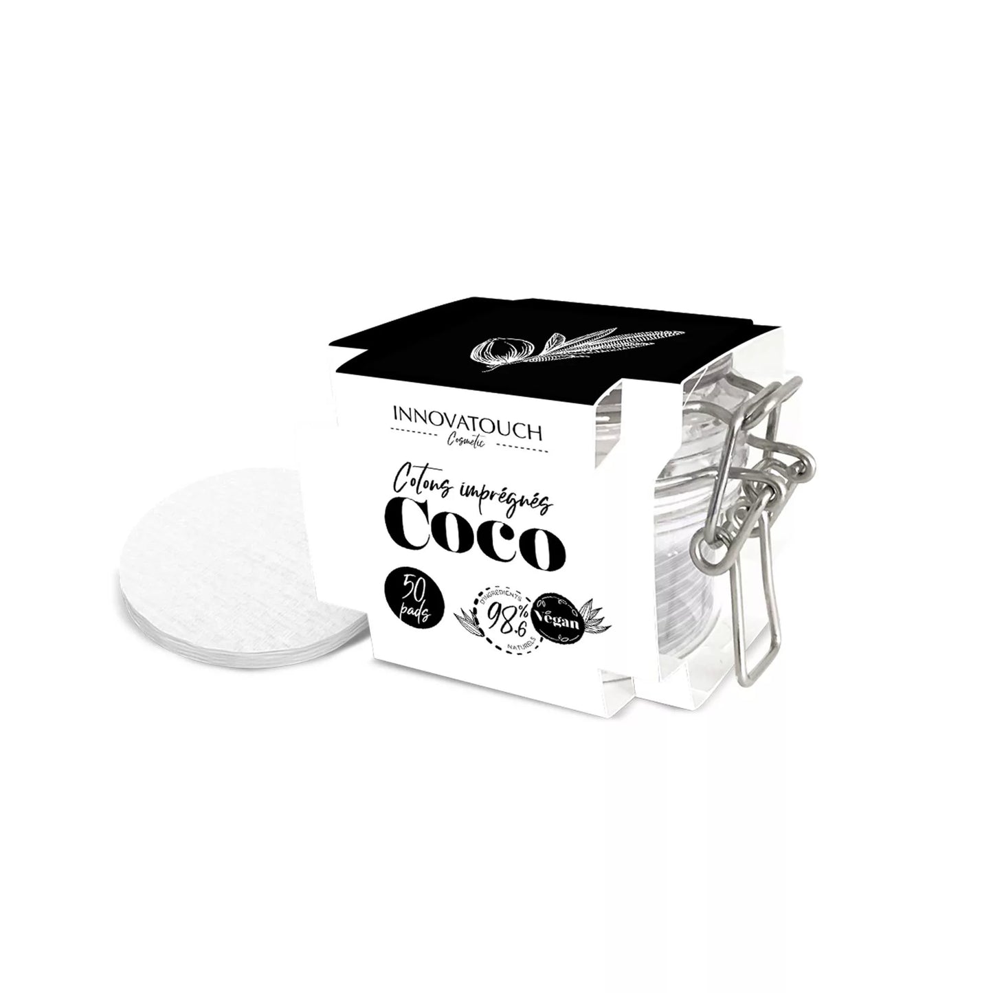 Disques de Cotons Imprégnés Coco